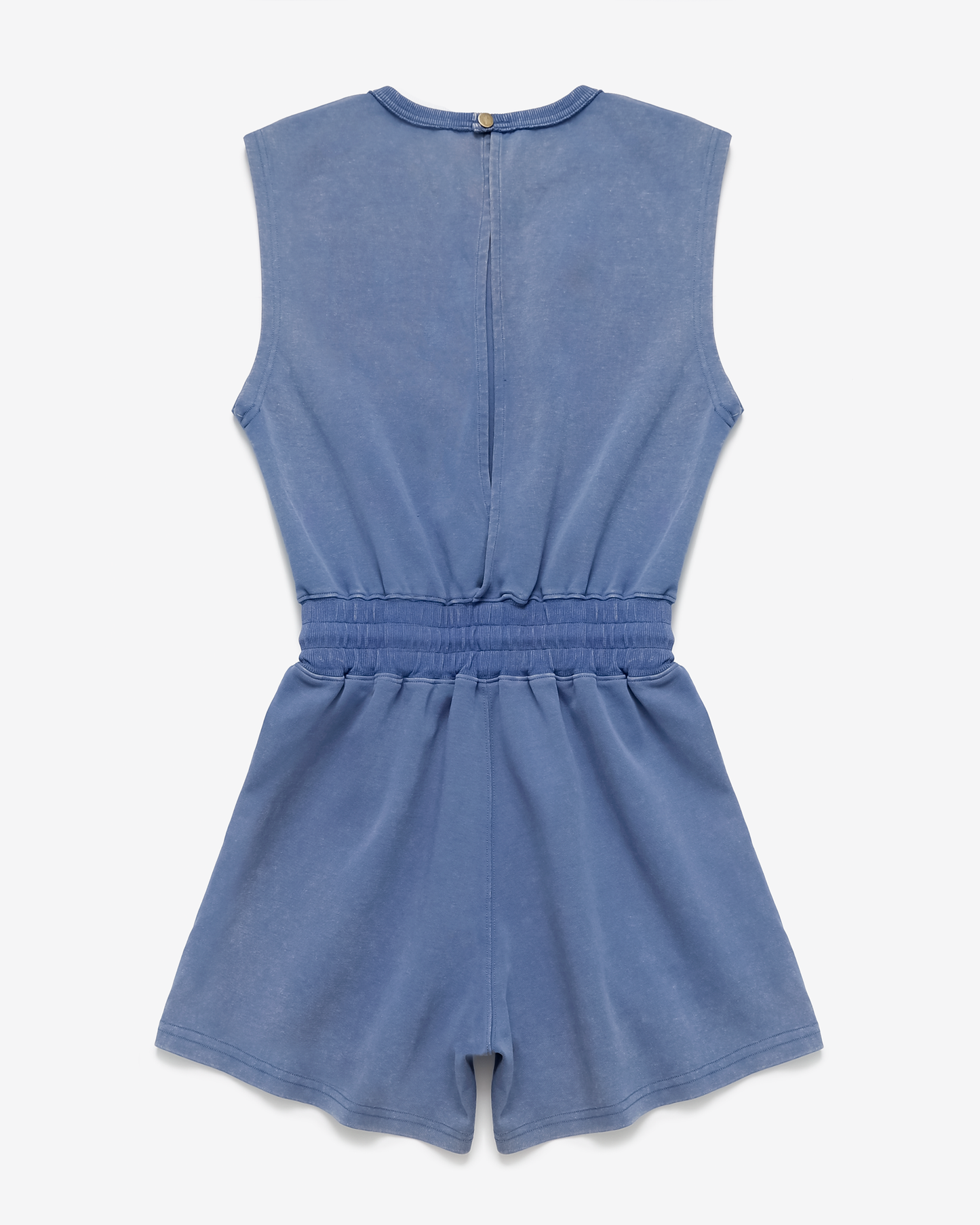 On The Go Romper in Blue