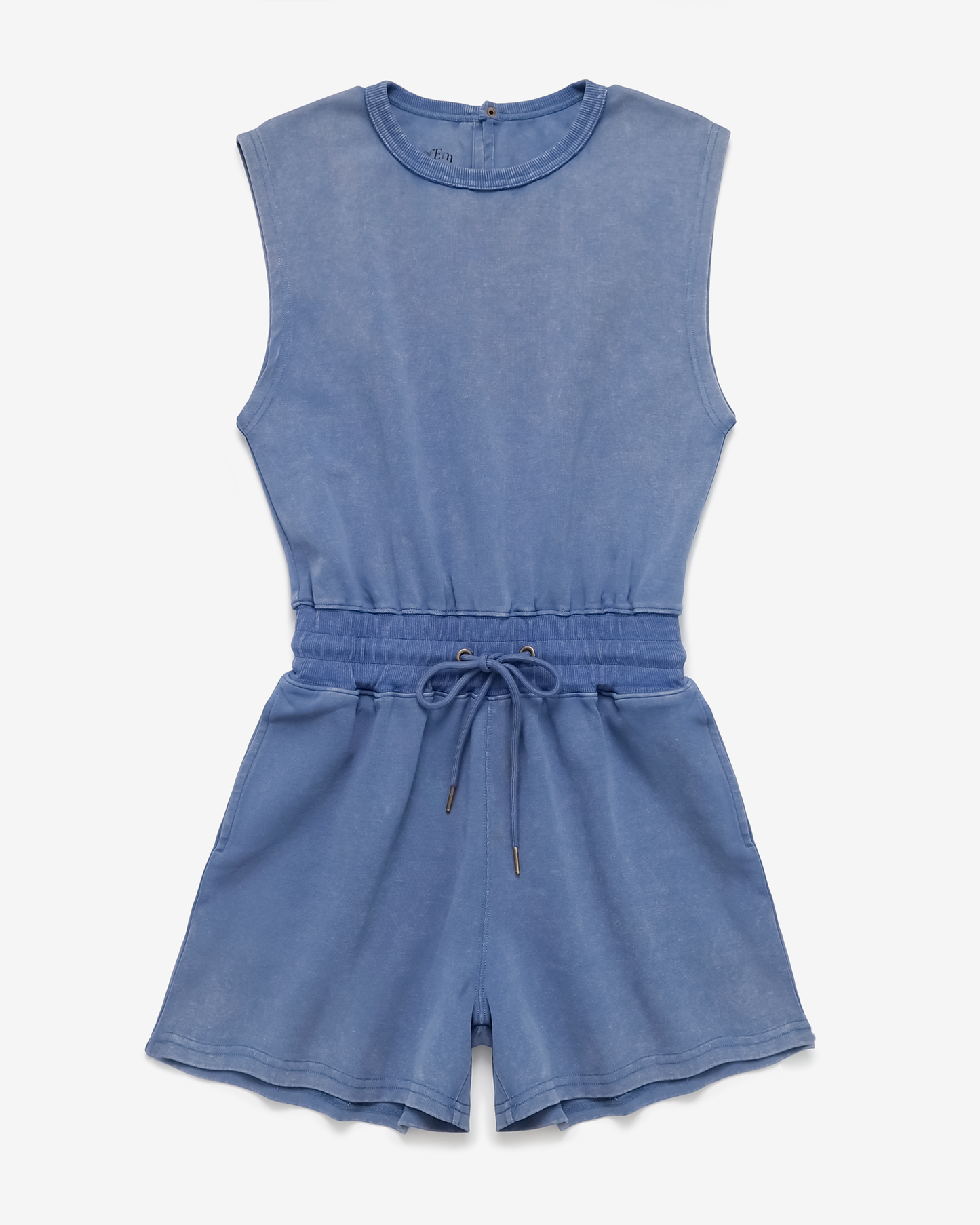 On The Go Romper in Blue