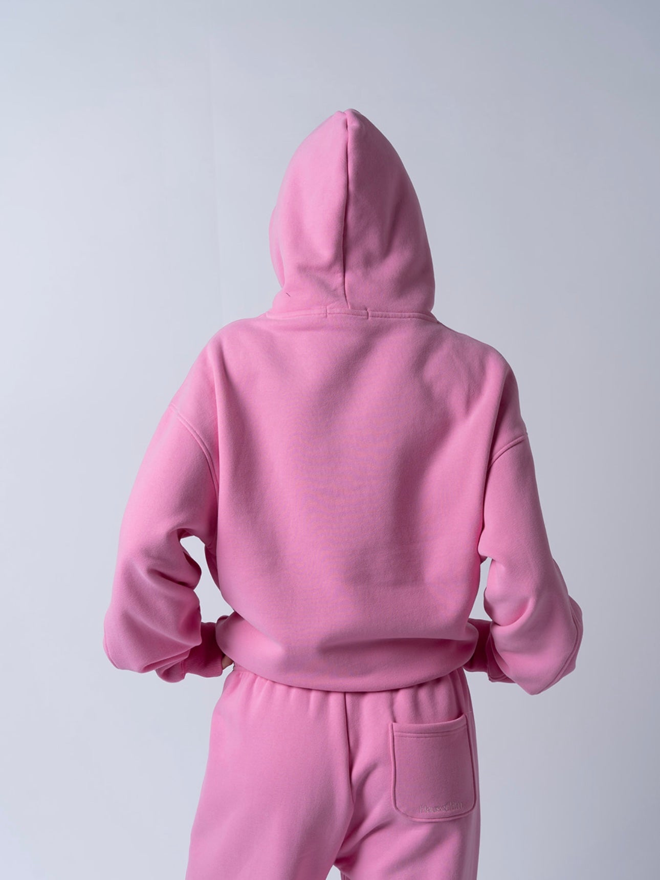 Classic Oversized Hoodie in Vintage Pink