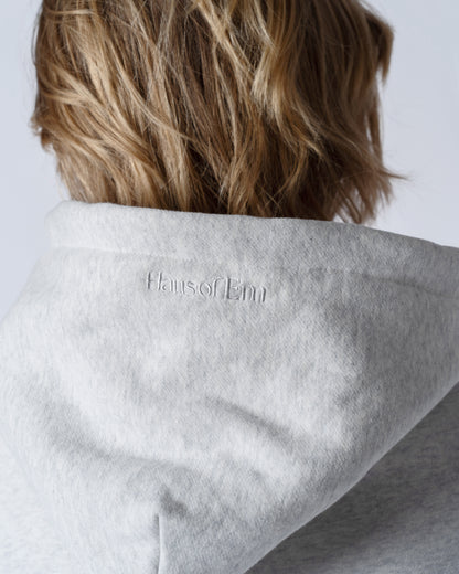 Classic Oversized Hoodie in Vintage Heather Gray