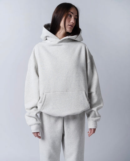 Classic Oversized Hoodie in Vintage Heather Gray