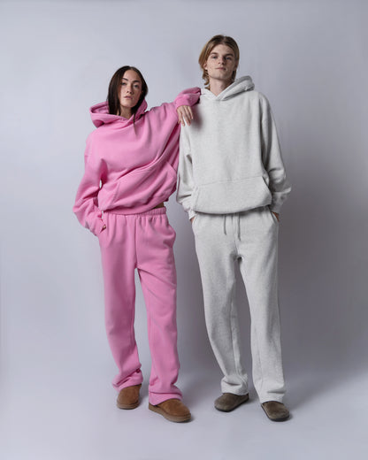 Classic Oversized Hoodie in Vintage Pink