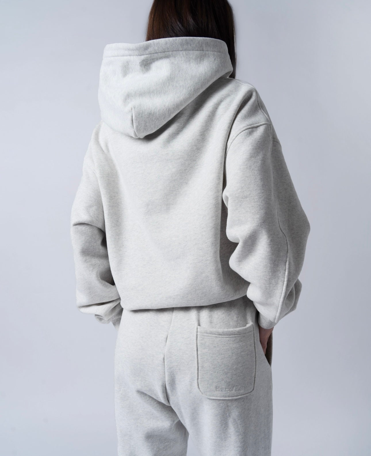Classic Oversized Hoodie in Vintage Heather Gray