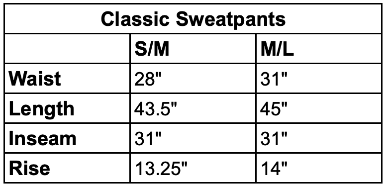 Classic Sweatpants in Vintage Pink