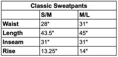 Classic Sweatpants in Vintage Pink
